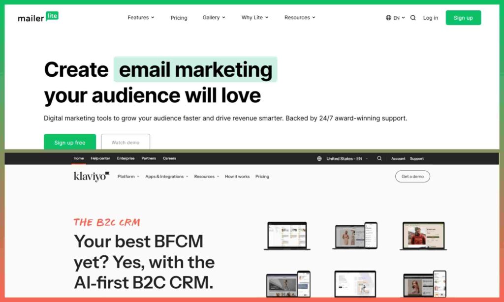 MailerLite vs Klaviyo; Which One Fits Your Business Best